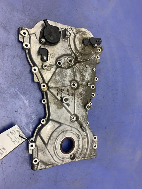2021, 2022, 2023, 2024, 2025 Genesis G80 Lower Engine Timing Chain Cover with VVT Solenoid (OEM)