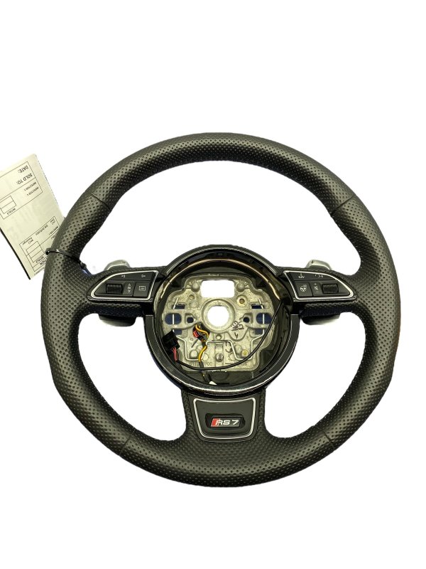 OEM Heated Tiptronic Sport Steering Wheel for 2016, 2017, 2018 Audi A7, RS7