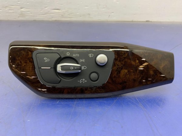 OEM Headlight Control Switch Bezel for 2016, 2017, 2018, 2019, 2020, 2021, 2022, 2023, 2024 Audi A4, A5, Q5, Q7, RS5, S4, S5, SQ5 - Front