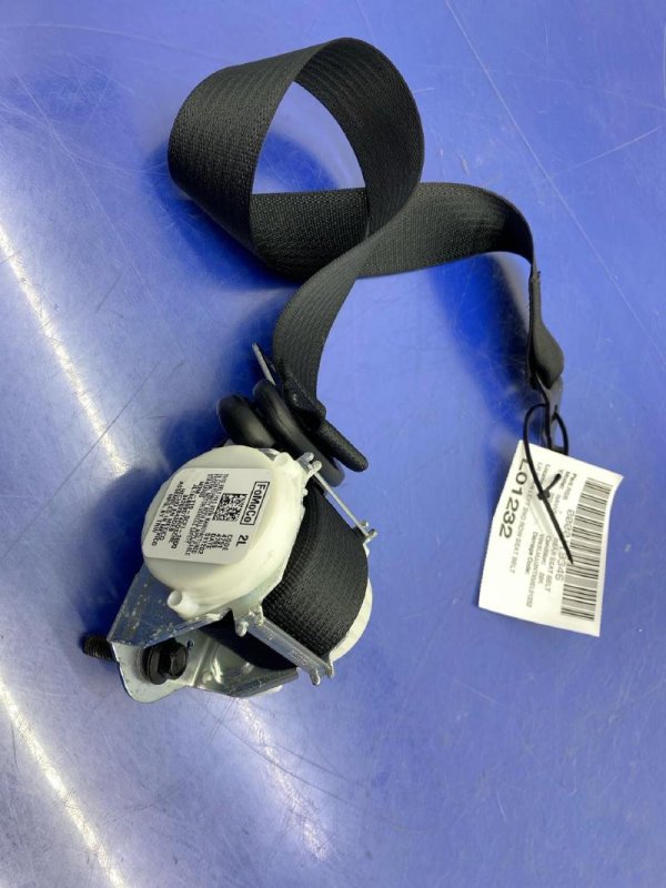 2018, 2019, 2020, 2021 Lincoln Navigator Ebony (Black) Second Row Seat Belt Assembly - Rear, Left (Driver) (OEM)