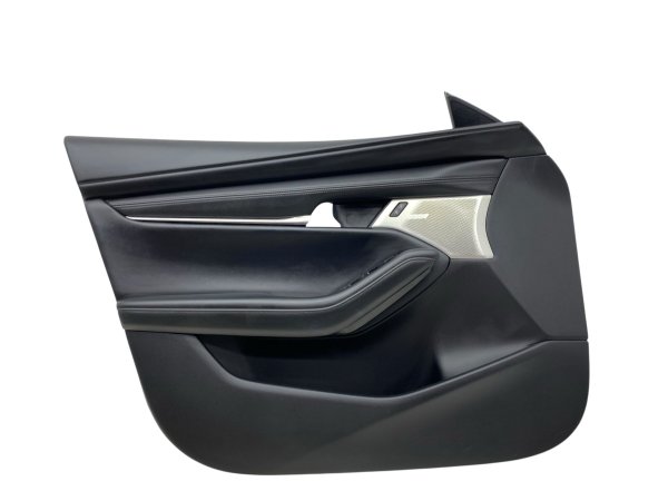 2019, 2020, 2021, 2022, 2023 Mazda 3 Black Door Interior Trim Panel - Front, Left (Driver) (OEM)