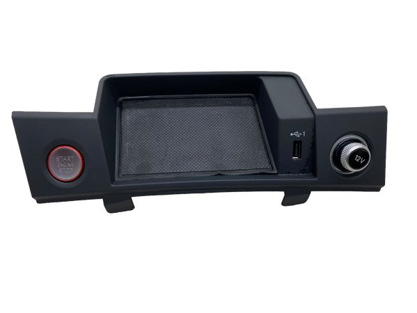 OEM Push to Start Ignition Switch with Trim Panel and USB Port for 2017, 2018, 2019, 2020, 2021, 2022, 2023, 2024, 2025 Audi - Front