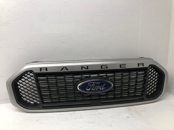 OEM Silver XLT Honeycomb Grille