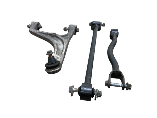 2011, 2012, 2013, 2014, 2015, 2016, 2017, 2018, 2019, 2020, 2021, 2022, 2023, 2024 Nissan GT-R Upper and Lower Suspension Control Arm Set - Rear, Left (Driver) (OEM)