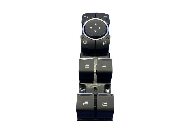 2025, 2026 Ford Explorer Black Master Door Window and Lock Switch Panel - Front (OEM)