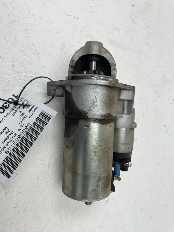 OEM 1.7 kW Starter Motor for 2022, 2023, 2024 Kia Carnival - Front