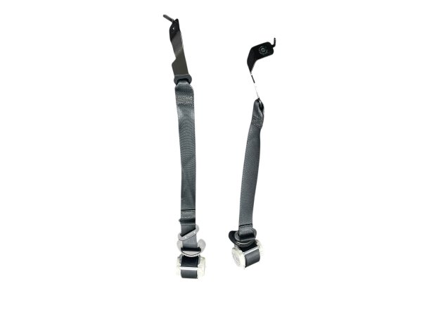 2018, 2019, 2020, 2021 Lincoln Navigator Black 3rd Row Seat Belt Assembly Set - Rear, Left (Driver) (OEM)