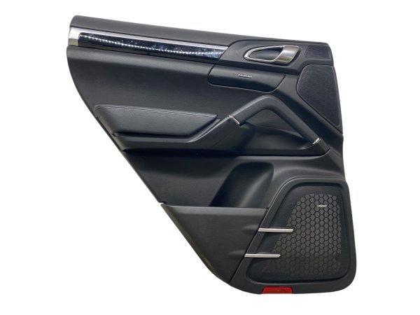 OEM Black Door Trim Panel for 2010, 2011, 2012, 2013, 2014, 2015, 2016, 2017, 2018, 2019, 2020, 2021, 2022, 2023, 2024 Toyota 4Runner, Land Cruiser - Rear, Left (Driver)