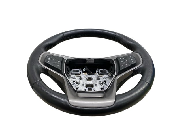 OEM Black Leather Steering Wheel with Adaptive Cruise and Lane Keep for 2021, 2022, 2023, 2024, 2025 Ford