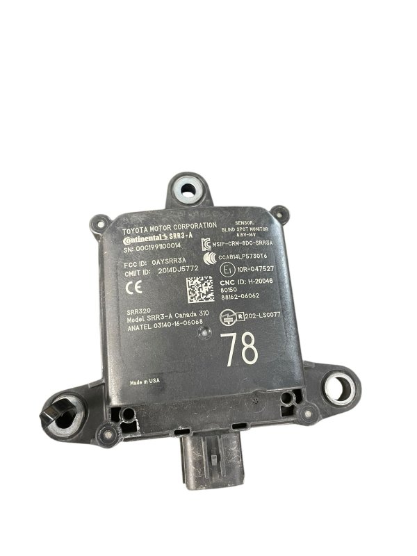 2021 Lexus ES250 Blind Spot Detector Radar Sensor Module - Rear (OEM)