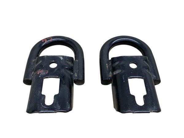 2018, 2019, 2020, 2021, 2022, 2023, 2024 Lincoln Navigator Black Tow Hook Set - Front (OEM)