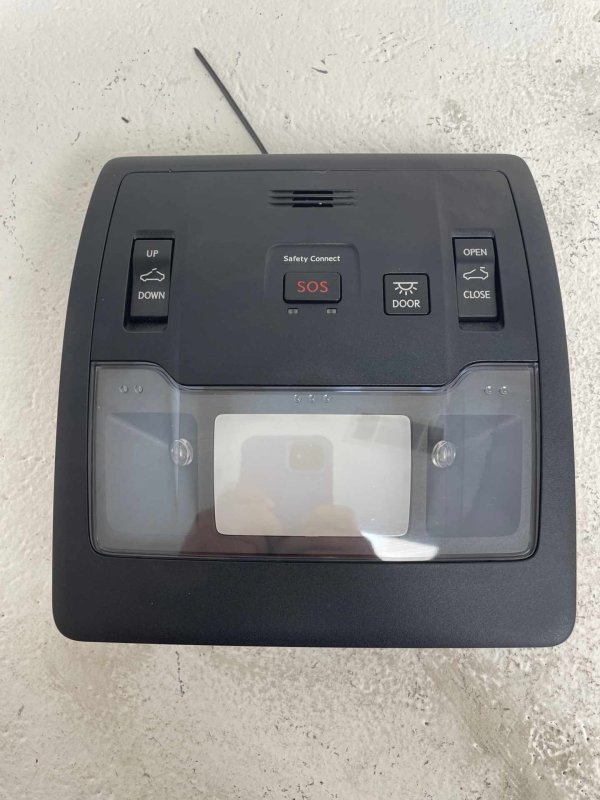 OEM Roof Map Light Console with Sunroof Controls for 2015, 2016, 2017 Lexus - Upper Front