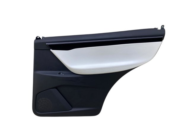 OEM White Door Interior Trim Panel for 2016, 2017, 2018, 2019, 2020 Tesla X - Rear