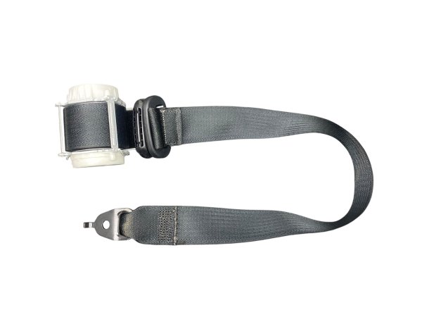 2018, 2019, 2020, 2021, 2022, 2023, 2024 Lincoln Navigator Ebony (Black) Seat Belt Assembly - Rear, Right (Passenger) (OEM)