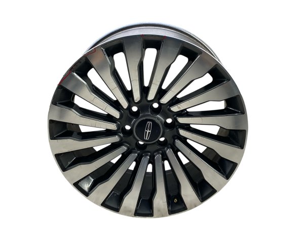 OEM 22x9.5 16-Spoke Machined Charcoal Alloy Wheel for 2018, 2019, 2020, 2021, 2022 Lincoln
