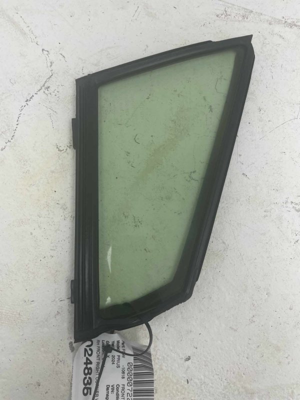 2023, 2024, 2025 Toyota Prius Tempered Door Glass - Front, Right (Passenger) (OEM)