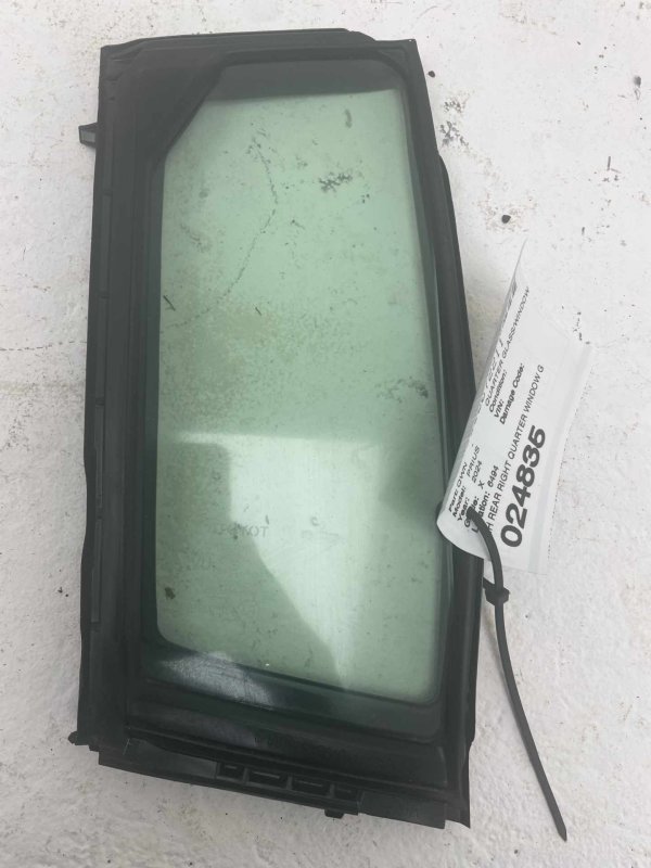 2023, 2024, 2025 Toyota Prius Door Quarter Glass - Rear, Right (Passenger) (OEM)