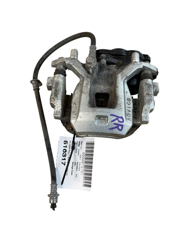 OEM Disc Brake Caliper with Parking Brake Actuator for 2018, 2019, 2020, 2021, 2022, 2023, 2024, 2025, 2026 Lexus & Toyota - Rear, Right (Passenger)