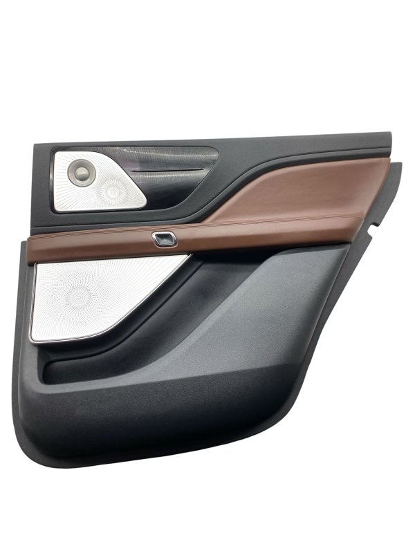 2020, 2021, 2022, 2023, 2024, 2025 Lincoln Aviator Brown Door Interior Trim Panel with Revel Ultima Speaker Grille - Rear, Right (Passenger) (OEM)