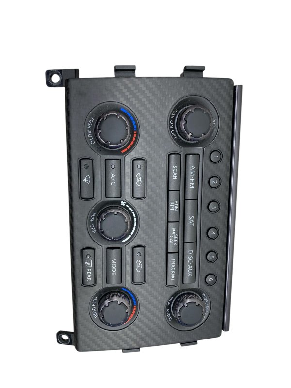 2012, 2013, 2014, 2015, 2016 Nissan GT-R Temperature Control Switch Panel with Radio Controls (OEM)