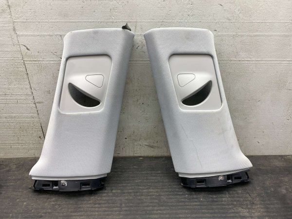 OEM Brown B-Pillar Trim Panel Cover Set for 2024, 2025, 2026 Tesla 3
