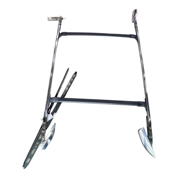 2018, 2019, 2020, 2021, 2022, 2023, 2024 Lincoln Navigator Black Roof Rail and Cross Bar Luggage Rack Assembly Set (OEM)