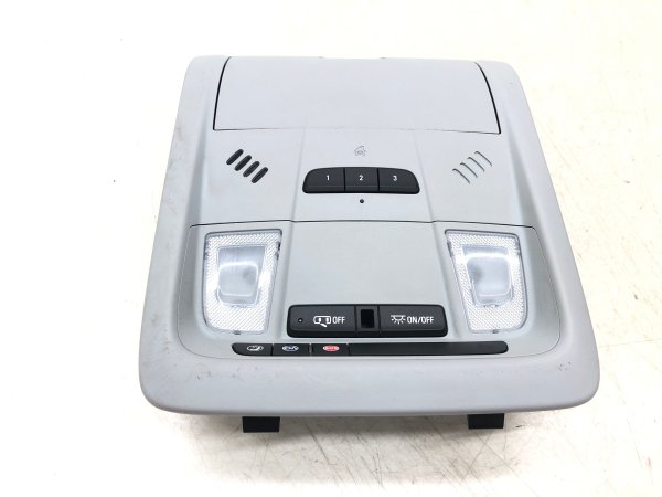 OEM Front Overhead Console with Garage Door Opener and SOS for 2019, 2020, 2021, 2022, 2023, 2024 Cadillac & Chevrolet