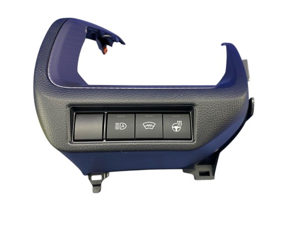 2023, 2024 Toyota Prius Black Dash Trim Panel with Heated Steering Wheel and Auto Light Switches - Front (OEM)