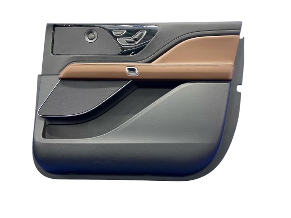 OEM Tan Door Interior Trim Panel for 2020, 2021, 2022, 2023, 2024 Lincoln Aviator - Front, Right (Passenger)