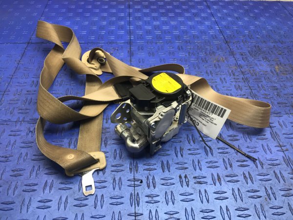 2007, 2008, 2009 Lexus LS460 Tan Seat Belt Assembly with Pre-Crash System - Front, Left (Driver) (OEM)