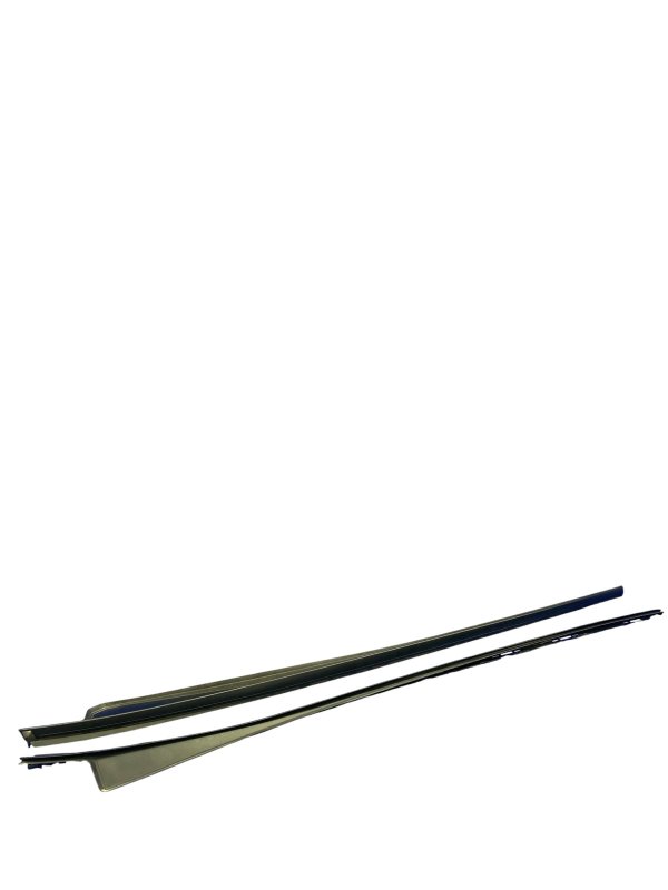 2023, 2024, 2025 Toyota Prius Black Exterior A-Pillar Trim Cover Panel Set - Front (OEM)