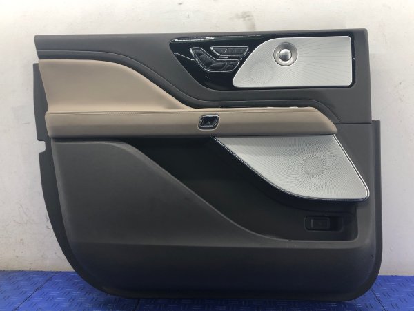 2020, 2021, 2022, 2023, 2024 Lincoln Aviator Brown Door Interior Trim Panel - Front, Left (Driver) (OEM)