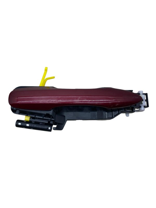 OEM Red Outer Door Handle Assembly for 2016, 2017, 2018, 2019, 2020, 2021, 2022, 2023, 2024 Toyota Avalon, Camry, Corolla, Prius - Rear, Left (Driver)