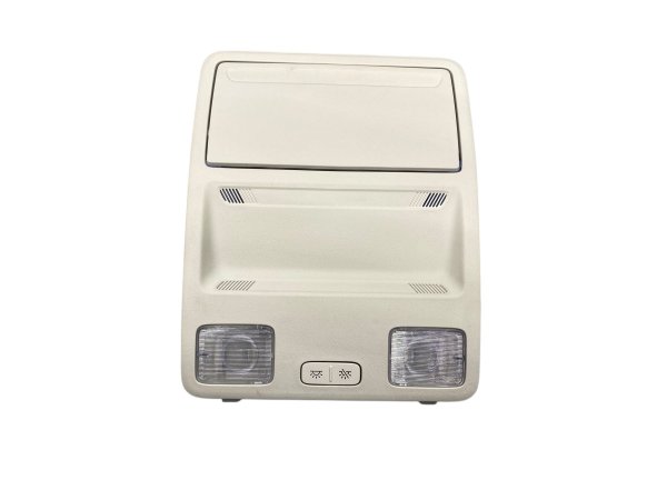 OEM Gray Overhead Roof Console with Dome Light for 2022, 2023, 2024, 2025 Ford - Front
