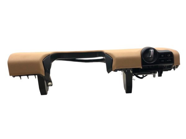 OEM Beige Dashboard Knee Bolster Trim Panel with Ignition Switch for 2017, 2018, 2019, 2020, 2021, 2022, 2023 Porsche - Lower Front