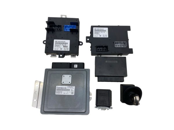 OEM Engine Control Module (ECM) BCM Steering Lock and Ignition Key Set for 2010, 2011, 2012, 2013 Porsche