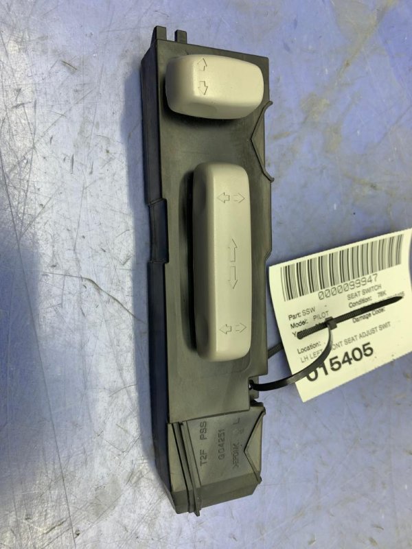 2016, 2017, 2018, 2019, 2020, 2021, 2022 Honda Pilot Power Seat Adjustment Switch Panel (OEM)