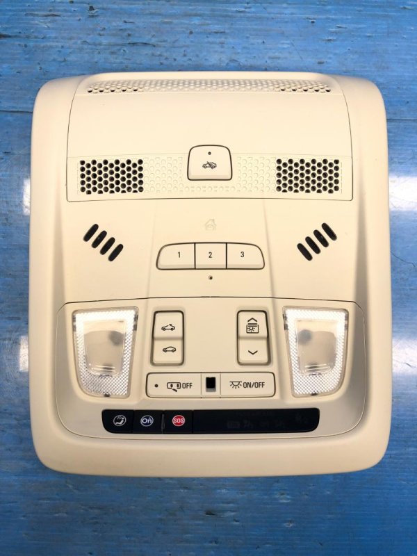 OEM Overhead Console with Sunroof and Security Switches for 2020, 2021, 2022, 2023, 2024, 2025 Cadillac - Front