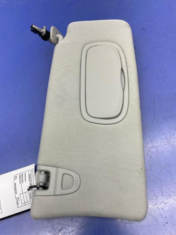 2017, 2018, 2019, 2020, 2021, 2022, 2023, 2024 Jeep Compass Gray Illuminated Sun Visor with Mirror - Front, Right (Passenger) (OEM)