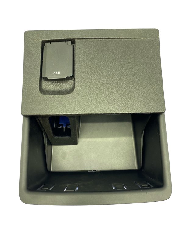 OEM Center Console Storage Compartment with Power Socket for 2020, 2021, 2022, 2023, 2024, 2025 Mercedes-Benz - Rear