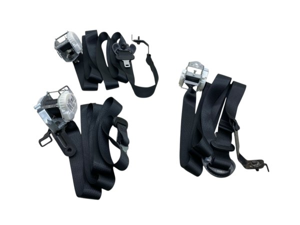 2018, 2019, 2020, 2021, 2022, 2023, 2024 Lincoln Navigator Black Onyx 3rd Row Seat Belt Assembly Set - Rear, Left (Driver) (OEM)