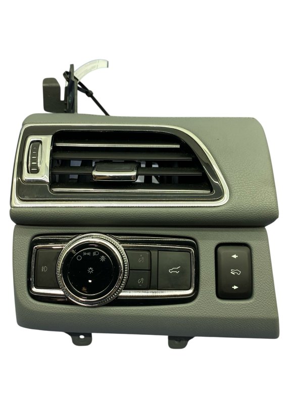 2018, 2019, 2020, 2021 Lincoln Navigator Gray Air Vent with Trim and Headlight Switch - Front (OEM)