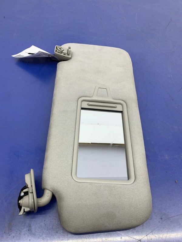 OEM Gray Illuminated Sun Visor with Mirror for 2020, 2021, 2022, 2023, 2024, 2025 Kia Telluride - Front, Left (Driver)