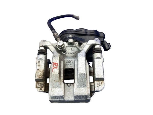 2021, 2022, 2023, 2024, 2025 Lexus IS300 Silver Disc Brake Caliper with Electric Actuator - Rear, Left (Driver) (OEM)