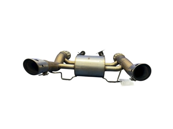 OEM Gray Rear Exhaust Muffler and Pipe Assembly for 2017, 2018, 2019, 2020, 2021, 2022, 2023 McLaren 720S