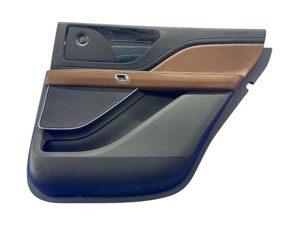 2020, 2021, 2022, 2023, 2024 Lincoln Aviator Tan Door Interior Trim Panel - Rear, Right (Passenger) (OEM)