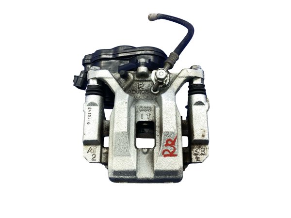 2021, 2022, 2023, 2024, 2025 Lexus IS300 Silver Disc Brake Caliper with Electric Actuator - Rear, Right (Passenger) (OEM)
