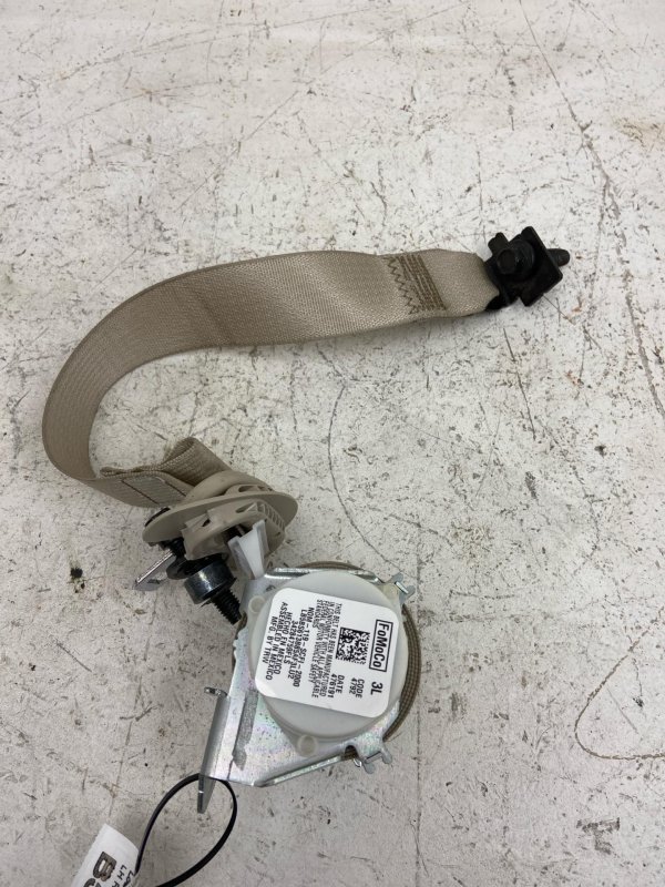 2020, 2021, 2022, 2023 Ford Explorer Tan 3rd Row Seat Belt Assembly - Rear (OEM)