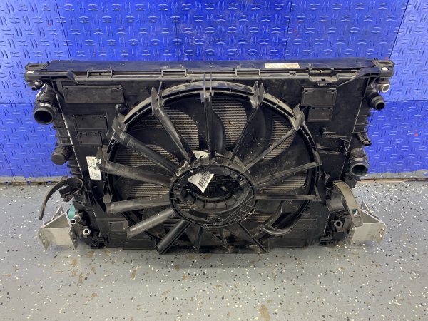 OEM Radiator and A/C Condenser Cooling Fan Shroud Assembly for 2016, 2017, 2018, 2019, 2020, 2021, 2022, 2023, 2024, 2025 BMW - Front Rear