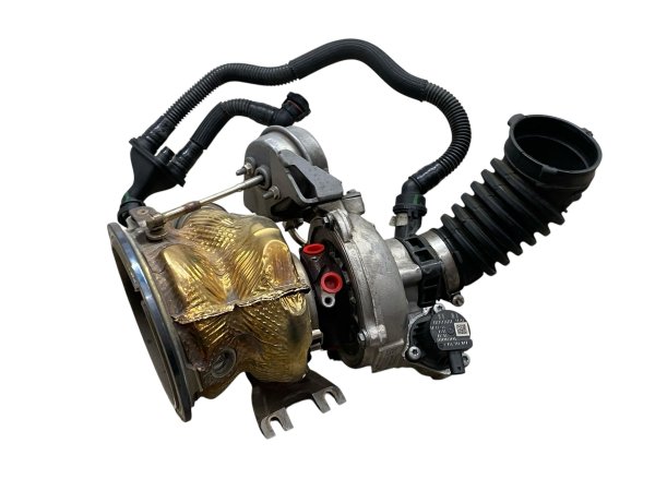OEM Turbocharger Assembly with Exhaust Manifold for 2018, 2019, 2020, 2021, 2022, 2023, 2024 Audi A6, Q7, Q8, S4, S5, SQ5